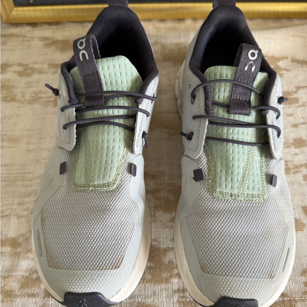On Running Kids Sneakers - Gray and Mint